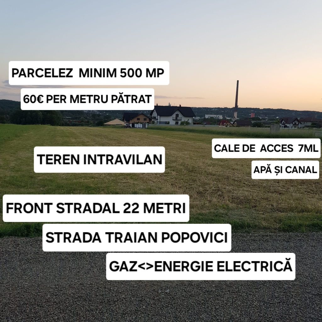 Teren Intravilan Burdujeni. (Parcelez minim 500mp) Zona Laniște 2