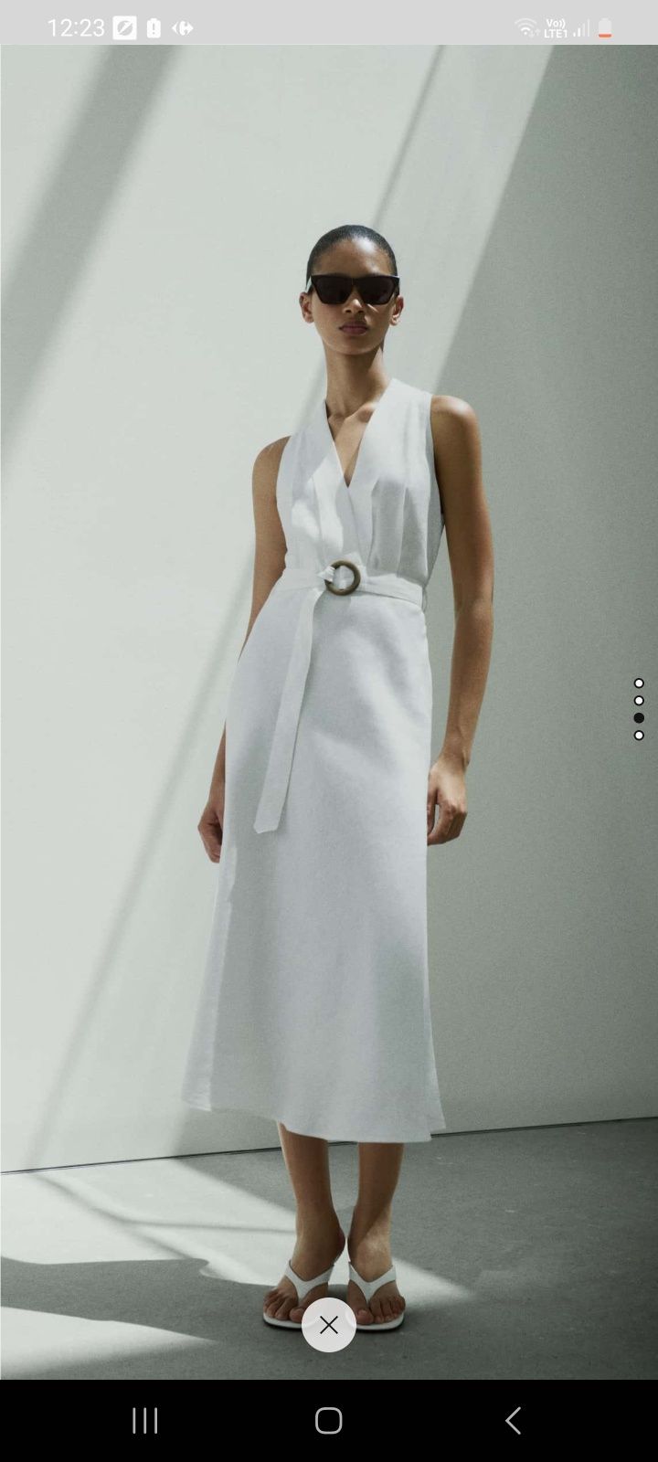 Rochie Mango de in, are curea, mărimea M