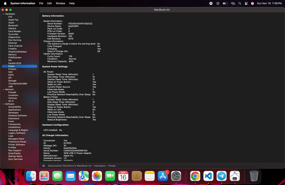 Macbook air m2 8/256 gb