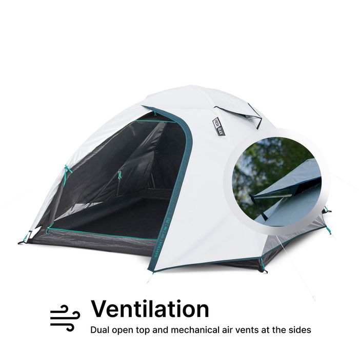 Cort Camping Mh100 Fresh & Black 3 - produs resigilat Decathlon