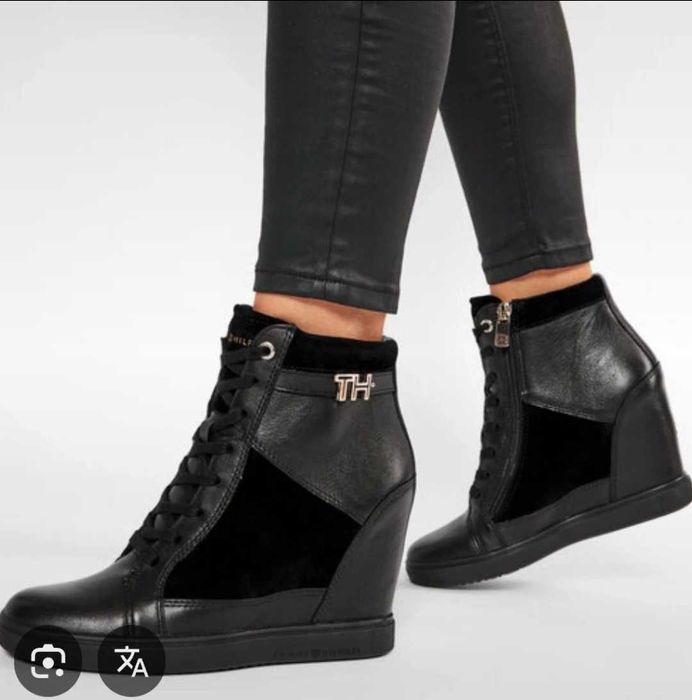 Ghete de piele Tommy Hilfiger