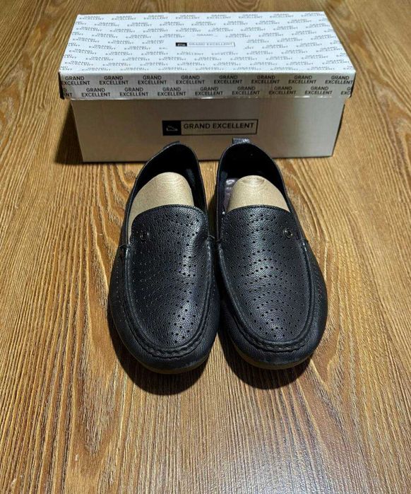 Мужские мокасины кожаные Grand Excellent