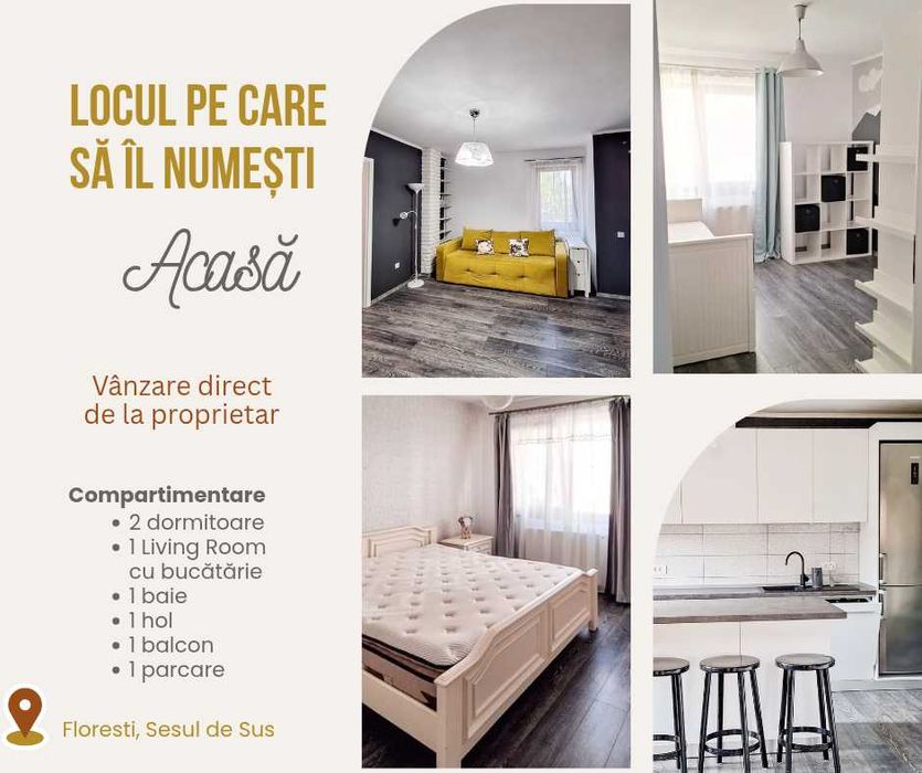 Vanzare apartament 3 camere - proprietar