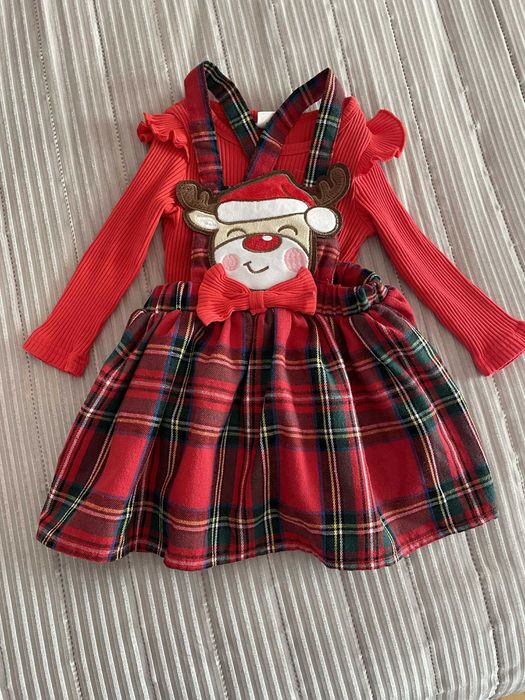 Бебешка коледна рокля