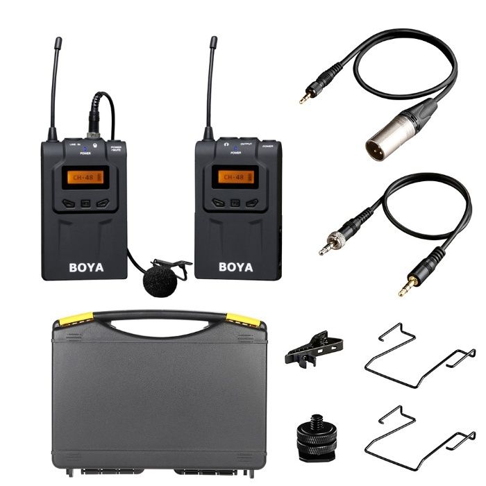 Lavaliera wireless kit Boya BY-WM6, excelenta nunti, studio, reportaj