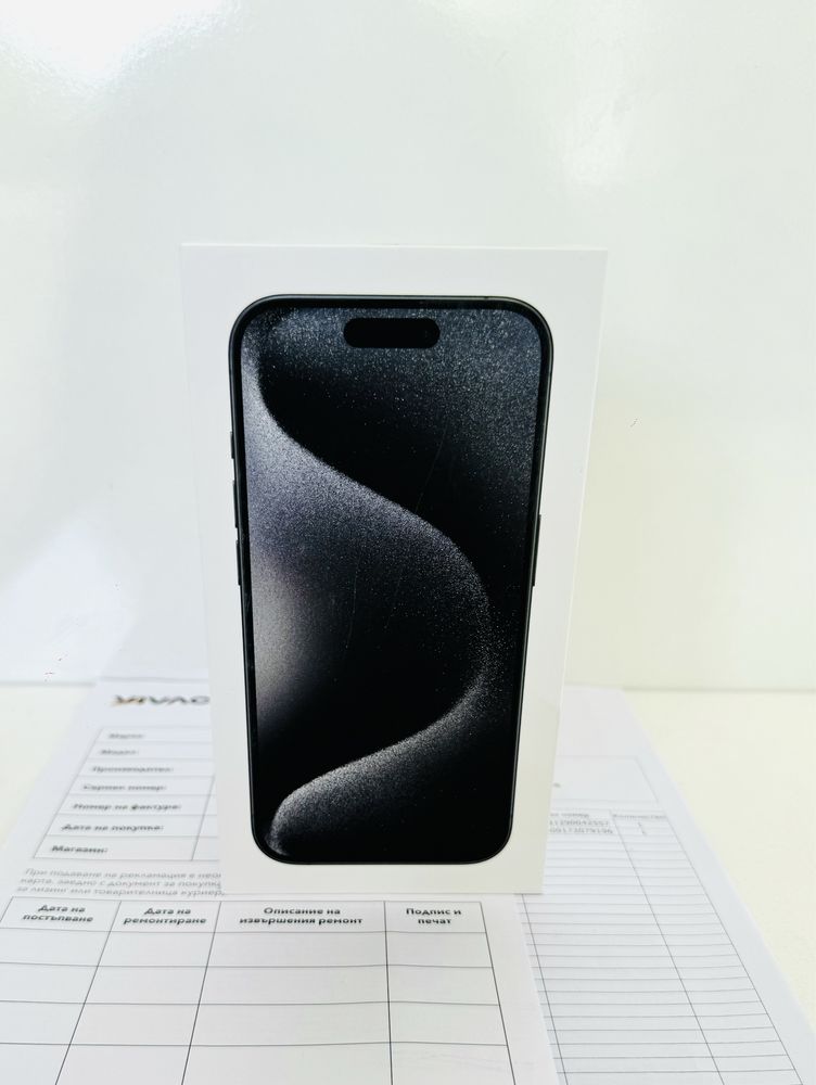 НОВ! iPhone 15 Pro 128GB Black Titanium 2г.Гаранция!