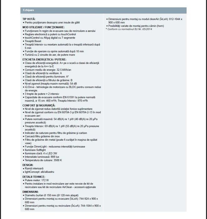 SIEMENS iQ700, Hotă insulă, 90 cm, LF98BA572, noua, nefolosita!