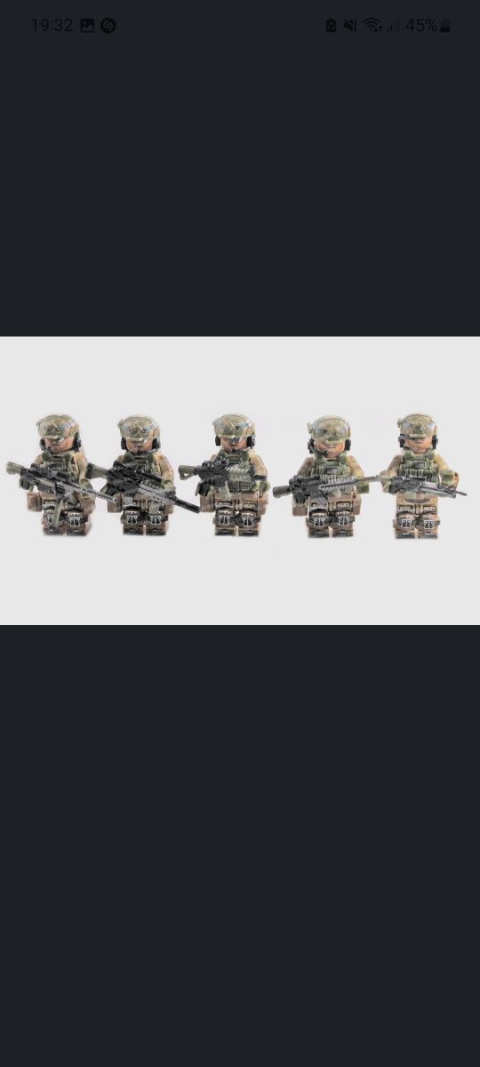 Лего солдаты в отличном качестве новый