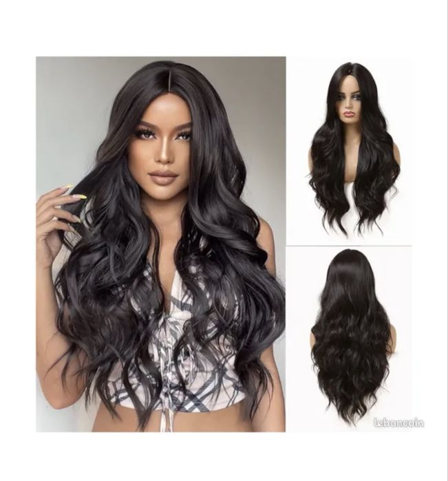 Черна кафява перука Esmee за жени 26 инча дълга