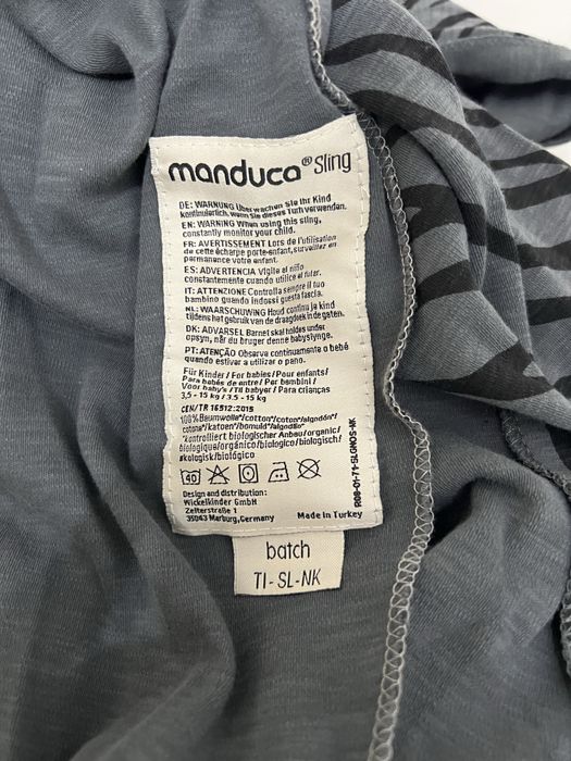 Marsupiu bebe wrap elastic sling Manduca Wild Life zebra