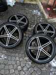 De vânzare set jante Vossen CV5 19” + anvelope Goodyear Eagle F1