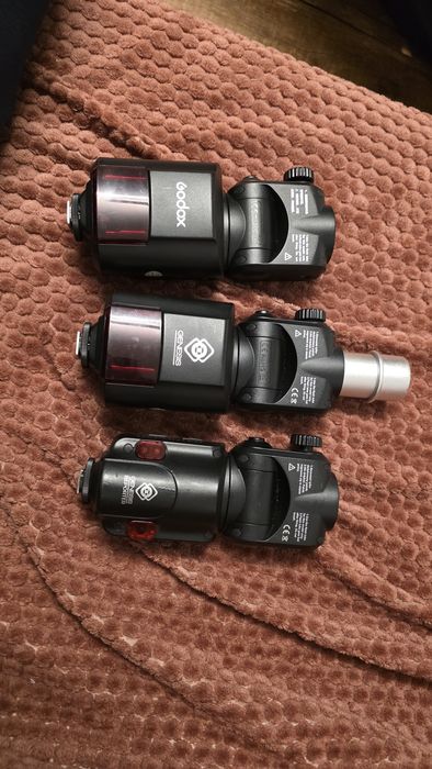 Blitz Godox AD360 si AD180 full accesorii