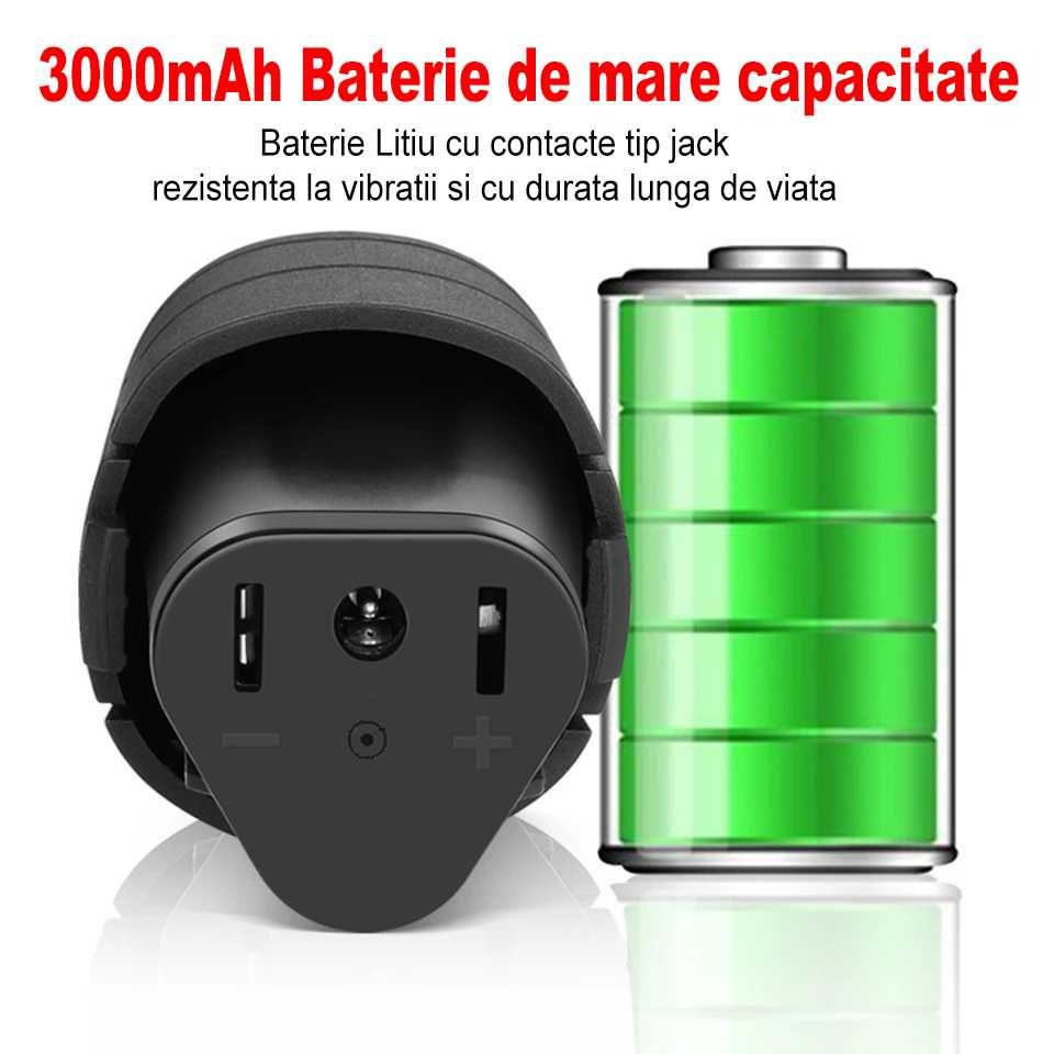 Acumulator Li-Ion 12V 3Ah vibrator gresie, filetanta polizor TR GRATIS