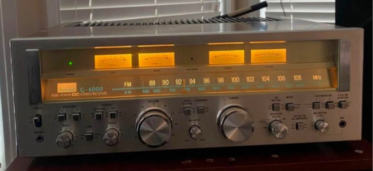 Sansui G6000 в перфектно състояние от 20 години съм втори собственик.