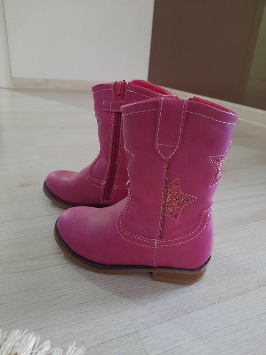 Естествена кожа ботушки 25 номер