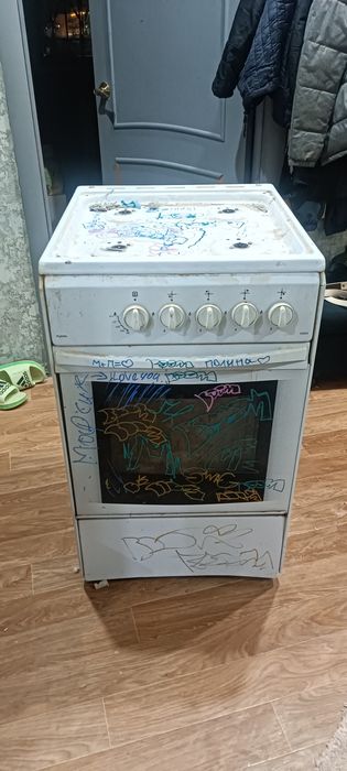 Газ плита полностью рабочая