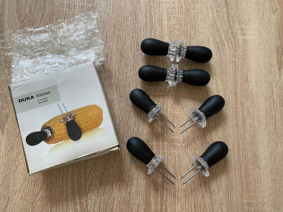 Țepuse / Suporturi porumb fiert – set 8 bucăți (4 perechi)