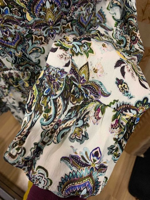 Rochie cu maneca lunga C&A / Rochie cu motive