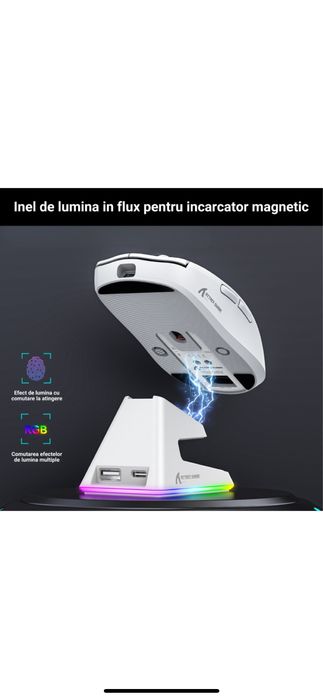 Mouse de gaming cu 26000 DPI RGB