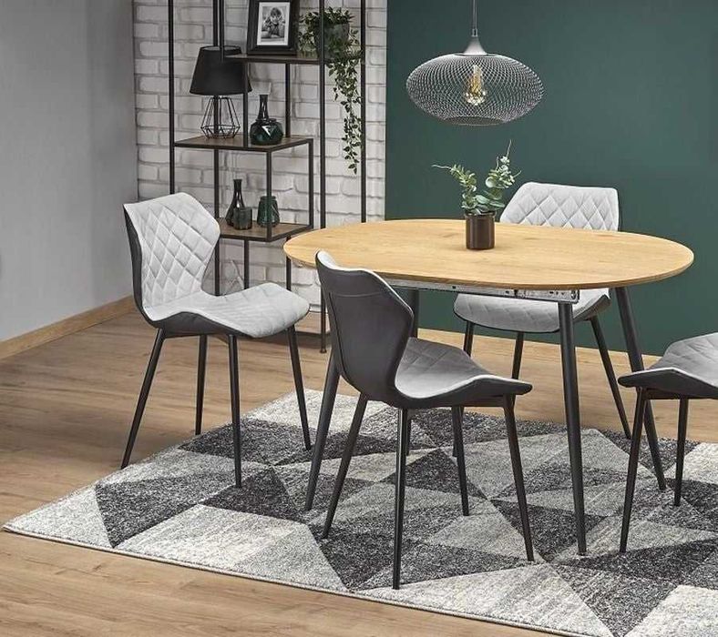 Трапезен стол David сив