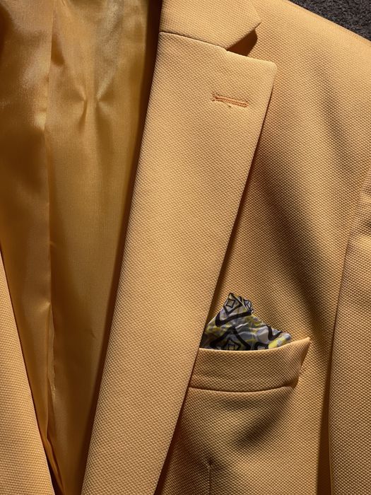 Чисто Ново мъжко спортно сако TEODOR - размер 50 M, L - жълто