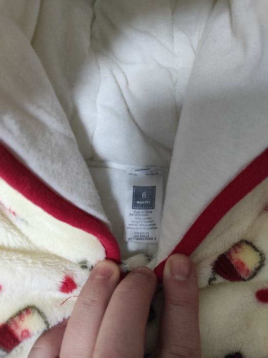 Детский флисовый комбинезон