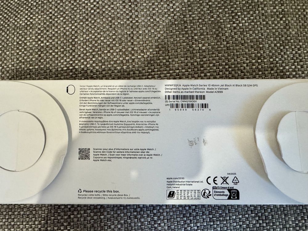Apple Watch Series 10 (GPS) 46 мм