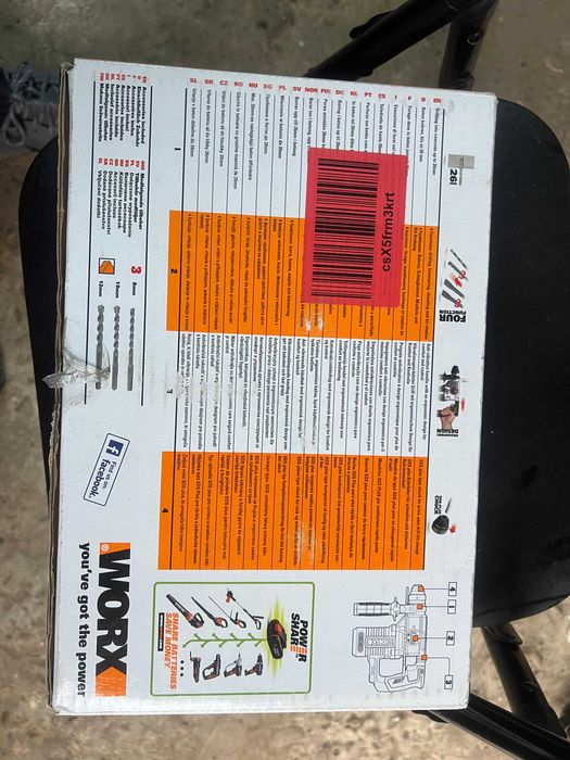 Ciocan rotopercutor cu acumulator Worx WX392,9