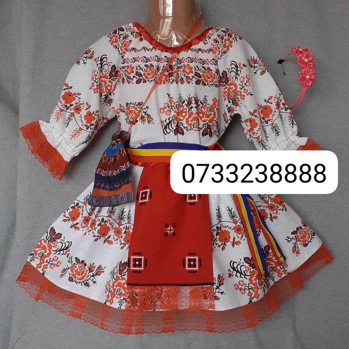 Costum popular pentru copii 4-5 ani