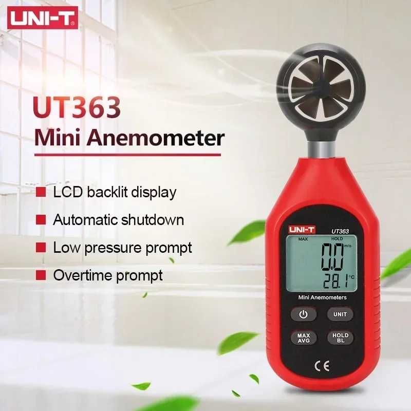UNIT UT-363 Ветромер Анемометър  Измерване на скорост  на вятъра