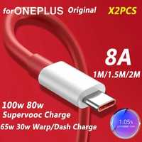 Cablu 100W 65W 8A 6,5A 6A 1m OnePlus 1+ Supervooc SuperDart Dash Warp