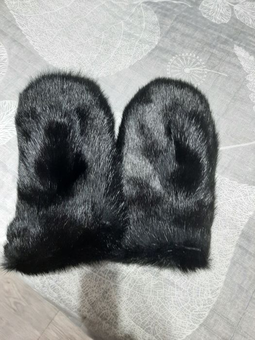 Варежки меховые натуральные