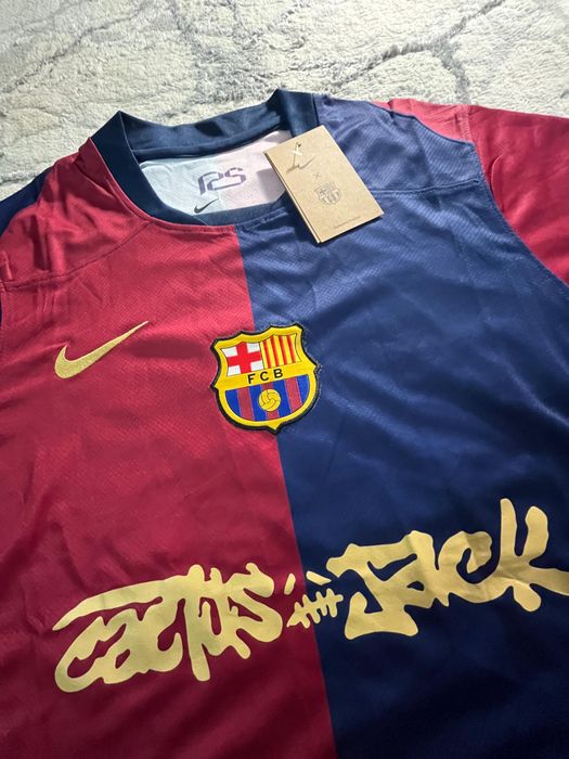 Tricou nike barcelona x travis scott limited edition