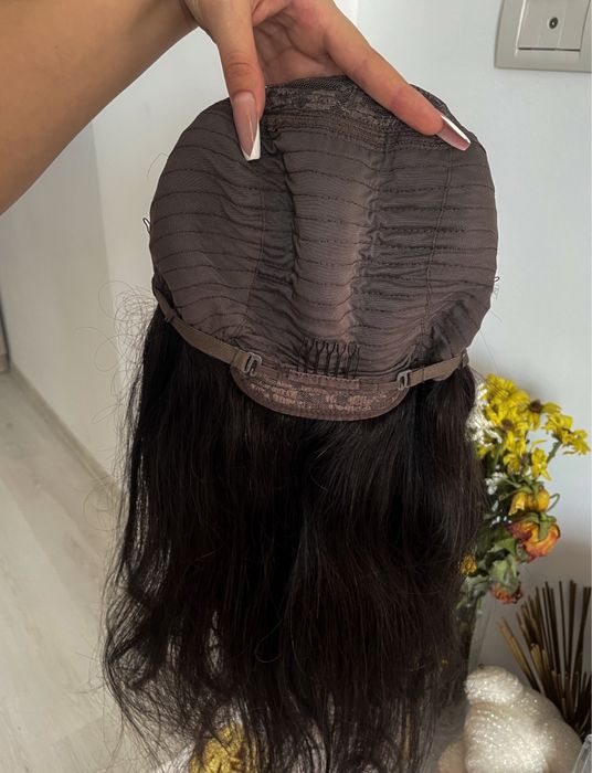 Perucă Belher-Patty Negru Natural
