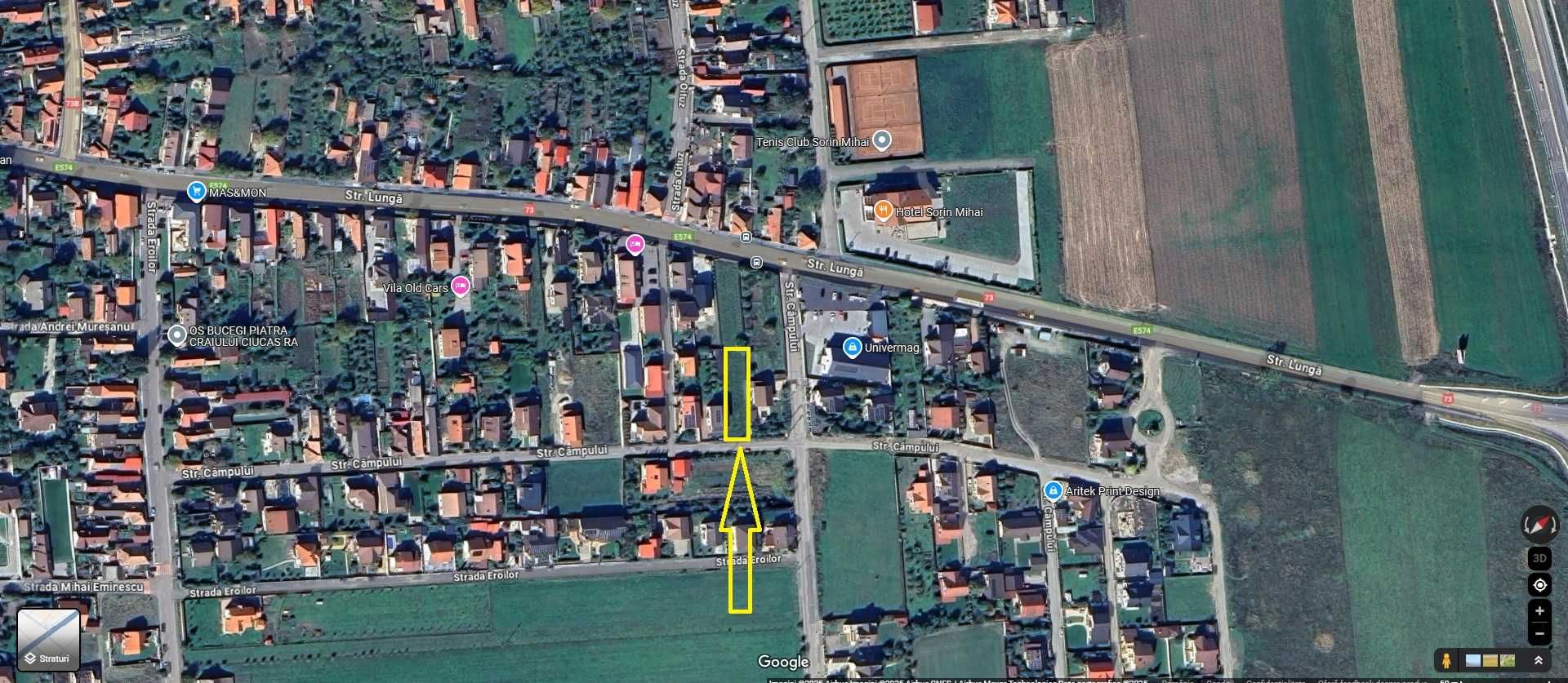 Teren intravilan Cristian,utilitati,asfalt,723 mp