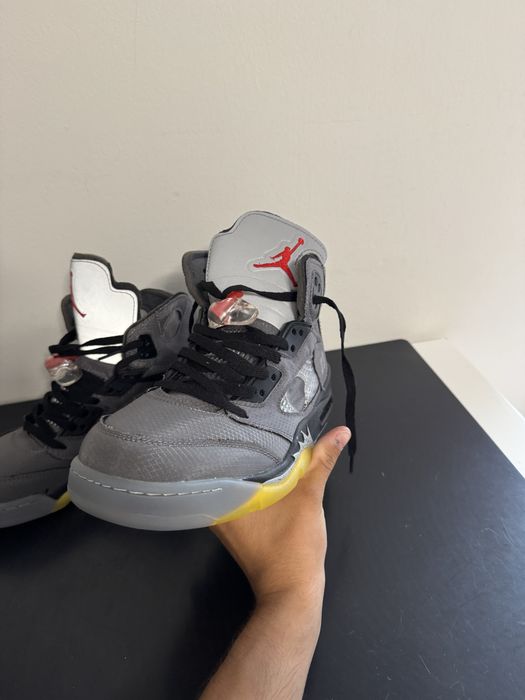 jordan 5 off white