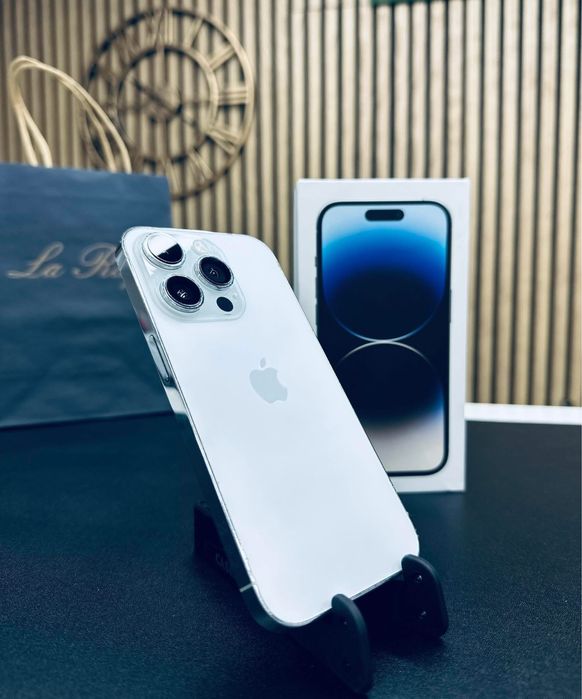 Iphone 14 Pro / 128 Gb /Silver / Baterie 100% / Husa&Folie  Gratuit !