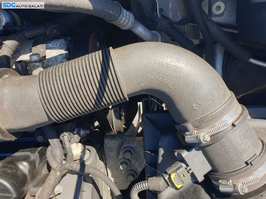 Furtun Conducta Tub Tubulatura Admisie Debitmetru Aer Opel Astra J 1.7 CDTI A17DTF A17DTE 2009 - 2016 Cod 13254633