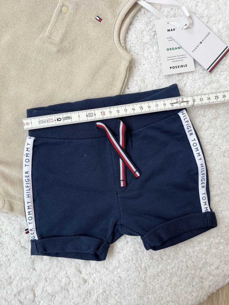 Бебешко боди и панталонки нови Tommy Hilfiger