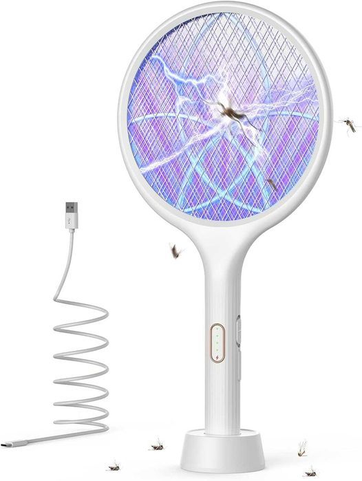 Paleta electrica YISSVIC 4000V, lumina UV, reincarcabila