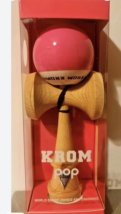 Kendama krom pop roz