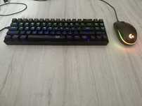 Mouse Logitech G102 + Tastatură Redragon K599-KRS