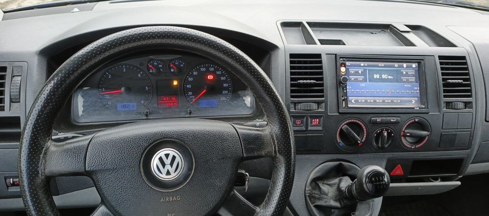 Vw transporter t5 extra long 2009 5 locuri