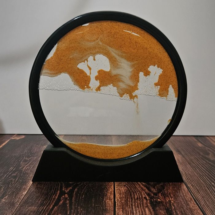 Пясъчна декорация оранжев пясък