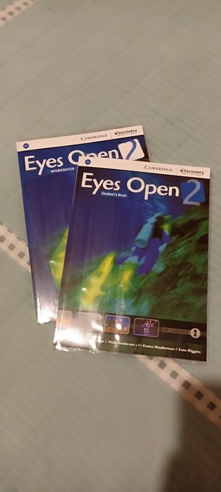 Учебник и тетрадь английского языка Eyes Open 2 НОВЫЕ!!!
