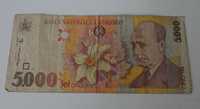 bancnota 5000 lei 1998