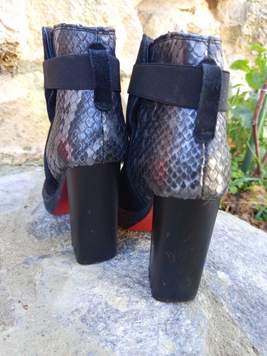 Боти кожа и велур