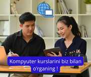 Kompyuter kurslari / компьютерные курсы около м.чиланзар