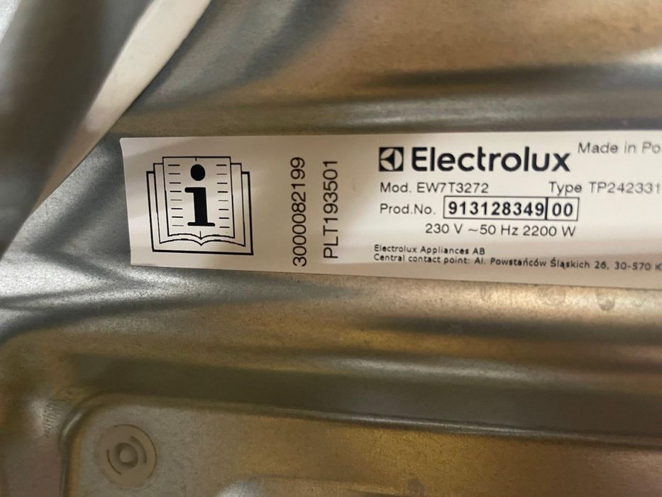 Masina de spalat electrolux pentru piese!