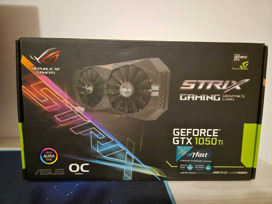 Placa Grafica ASUS ,geforce ,4 gb,1050 ti strix gaming